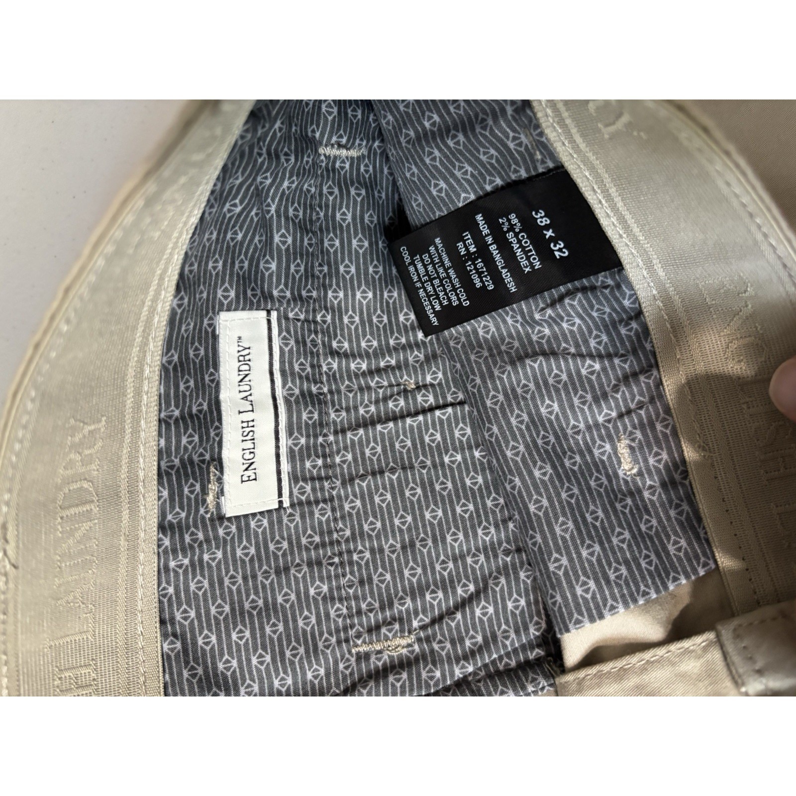 English Laundry Breeze Chino Men's Slimmer Straight Stretch Pants 38x32 Nwt — image 2 of 6